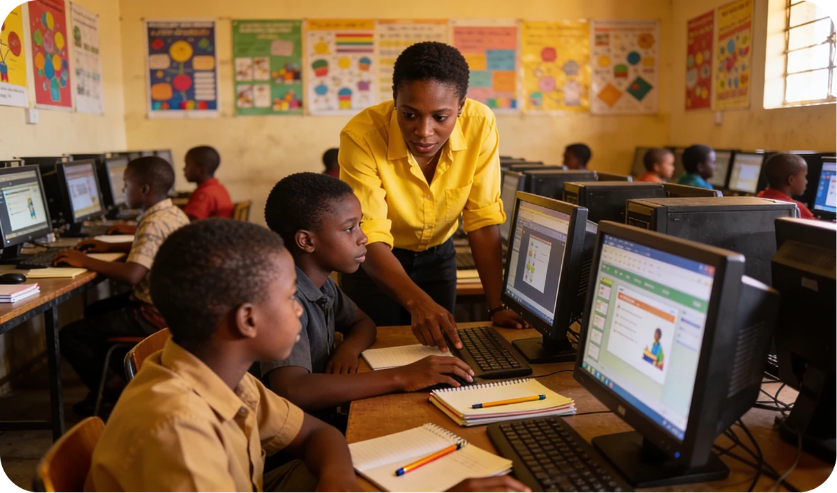 African education ministry meeting on digital learning policy